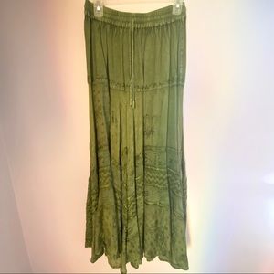 Boho maxi skirt